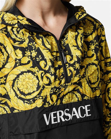 versace white jacket windbreaker